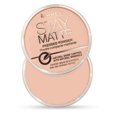 rimmel x & matte pressed powder, translucent, 8 g